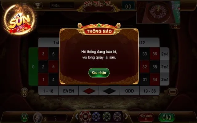 Roulette 3D Sunwin siêu chất